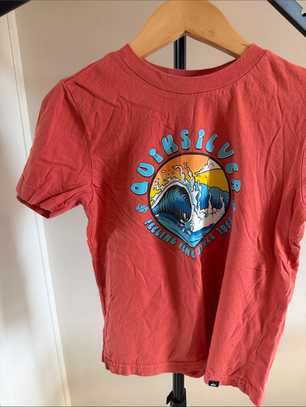 Quiksilver Kids Wave Graphic T-Shirt Size Large (7)